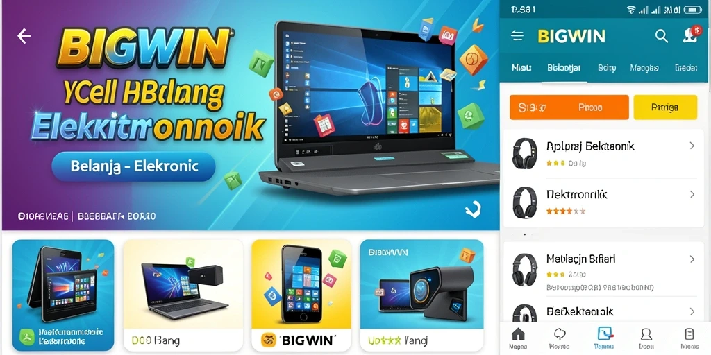 Tampilan antarmuka aplikasi BIGWIN yang user-friendly dan menarik.