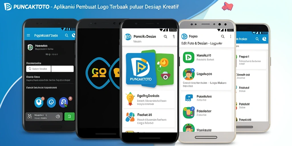 Antarmuka pengguna PUNCAKTOTO untuk pembuatan logo yang mudah dan menarik.