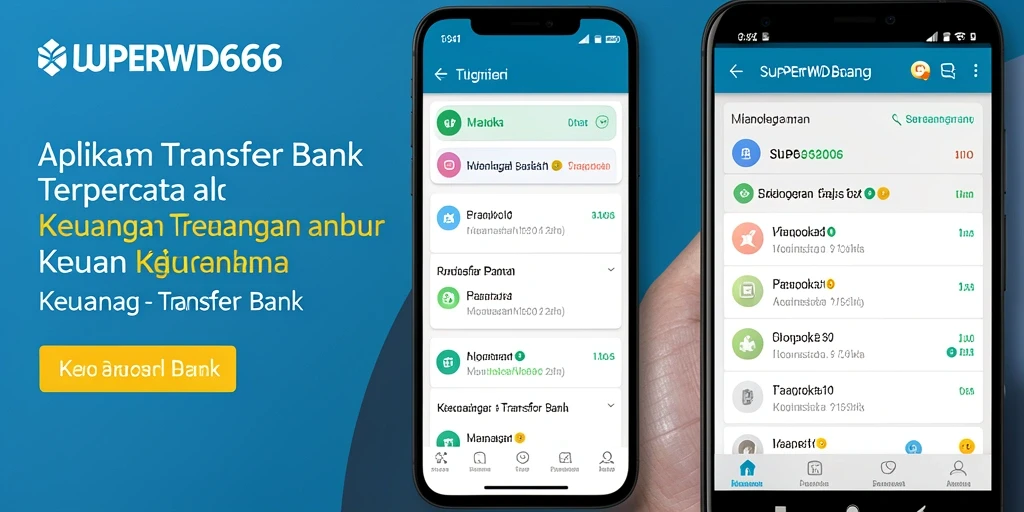 Antarmuka SUPERWD666 yang sederhana dan fungsional untuk Transfer Bank.