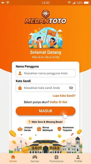 Masuk Akun Medantoto untuk Pengguna Android